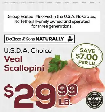 DeCicco & Sons Veal Scallopini offer