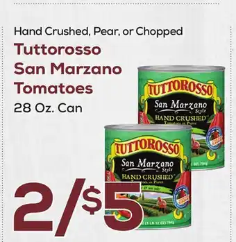 DeCicco & Sons Tuttorosso San Marzano Tomatoes offer