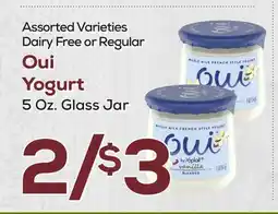 DeCicco & Sons Oui Yogurt offer