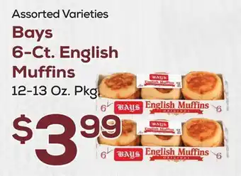 DeCicco & Sons Bays 6-Ct. English Muffins offer
