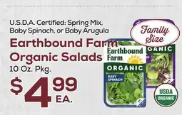 DeCicco & Sons Earthbound Farm Organic Salads offer