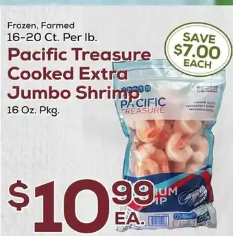 DeCicco & Sons Pacific Treasure Cooked Extra Jumbo Shrimp offer