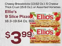 DeCicco & Sons Ellio's 9 Slice Pizza, 18.3-19.64 Oz. Box offer