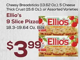 DeCicco & Sons Ellio's 9 Slice Pizza, 18.3-19.64 Oz. Box offer