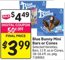 Stop&Shop Blue Bunny Mini Bars or Cones offer