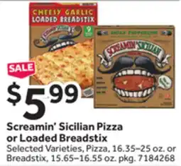 Stop&Shop Screamin' Sicilian Pizza or Loaded Breadstix offer