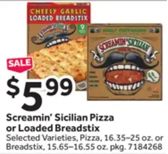 Stop&Shop Screamin' Sicilian Pizza or Loaded Breadstix offer