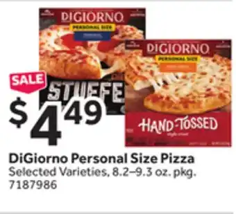 Stop&Shop DiGiorno Personal Size Pizza offer