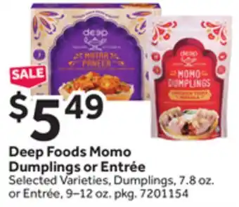 Stop&Shop Deep Foods Momo Dumplings or Entrée offer