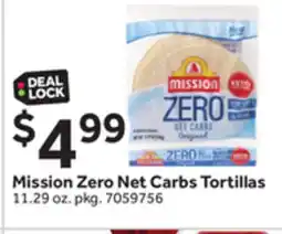 Stop&Shop Mission Zero Net Carbs Tortillas offer