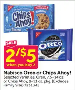 Stop&Shop Nabisco Oreo or Chips Ahoy! offer