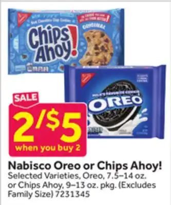 Stop&Shop Nabisco Oreo or Chips Ahoy! offer