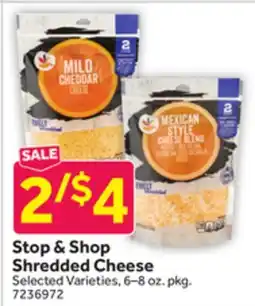Stop&Shop Stop & Shop Shredded Cheese offer