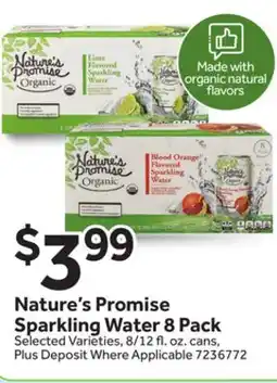 Stop&Shop Nature's Promise Sparkling Water offer