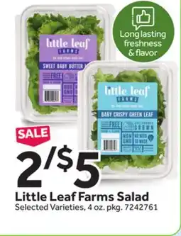 Stop&Shop Little Leaf Farms Salad offer