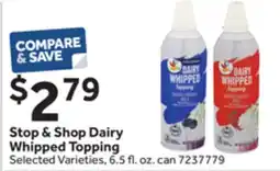 Stop&Shop Stop & Shop Dairy Whipped Topping offer