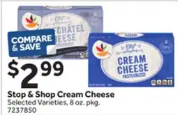 Stop&Shop Stop & Shop Cream Cheese offer