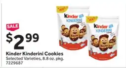 Stop&Shop Kinder Kinderini Cookies offer