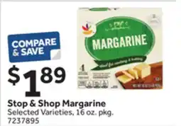 Stop&Shop Stop & Shop Margarine offer