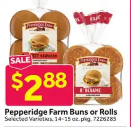 Stop&Shop Pepperidge Farm Buns or Rolls offer