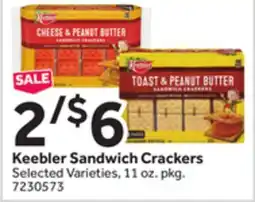 Stop&Shop Keebler Sandwich Crackers offer