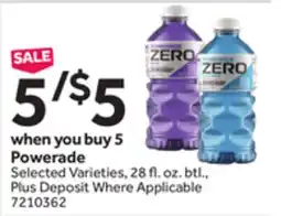 Stop&Shop Powerade offer