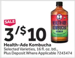 Stop&Shop Health-Ade Kombucha offer