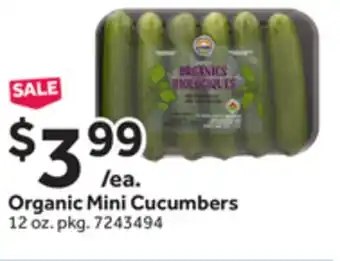 Stop&Shop Organic Mini Cucumbers offer