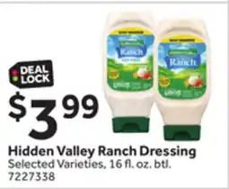 Stop&Shop Hidden Valley Ranch Dressing offer