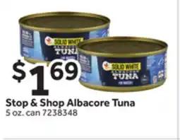 Stop&Shop Stop & Shop Albacore Tuna offer
