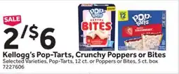 Stop&Shop Kellogg's Pop-Tarts, Crunchy Poppers or Bites offer