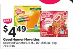 Stop&Shop Good Humor Novelties offer