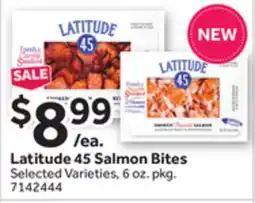 Stop&Shop Latitude 45 Salmon Bites offer