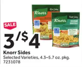 Stop&Shop Knorr Sides offer