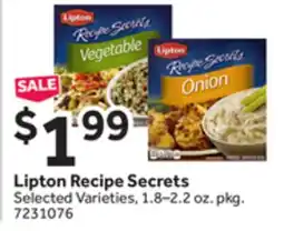 Stop&Shop Lipton Recipe Secrets offer