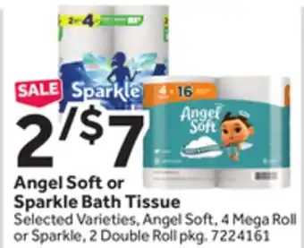 Stop&Shop Angel Soft or Sparkle Bath Tissue offer