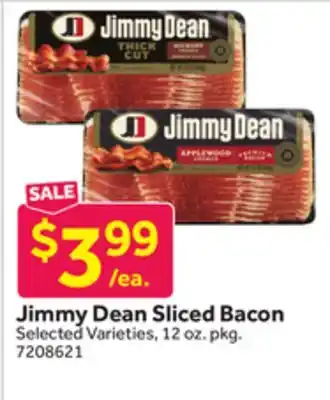 Stop&Shop Jimmy Dean Sliced Bacon offer