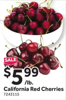 Stop&Shop California Red Cherries offer