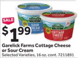 Stop&Shop Garelick Farms Cottage Cheese or Sour Cream offer