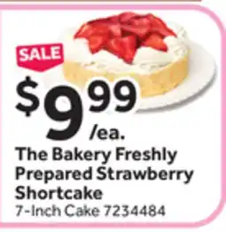 Stop&Shop The Bakery Freshly Prepared Strawberry Shortcake offer