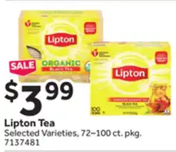 Stop&Shop Lipton Tea offer