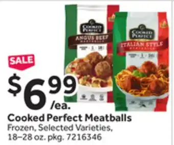 Stop&Shop Cooked Perfect Meatballs offer