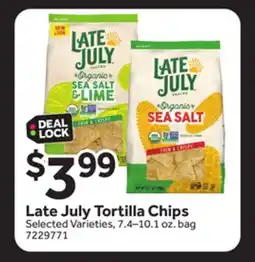 Stop&Shop Late July Tortilla Chips offer