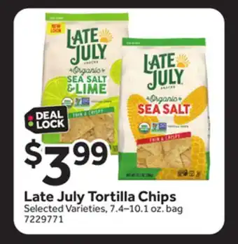 Stop&Shop Late July Tortilla Chips offer