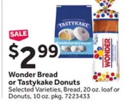 Stop&Shop Wonder Bread or Tastykake Donuts offer
