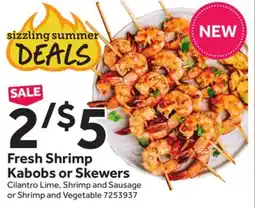 Stop&Shop Fresh Shrimp Kabobs or Skewers offer