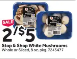 Stop&Shop Stop & Shop White Mushrooms offer
