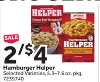 Stop&Shop Hamburger Helper offer