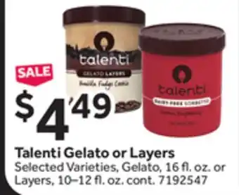Stop&Shop Talenti Gelato or Layers offer