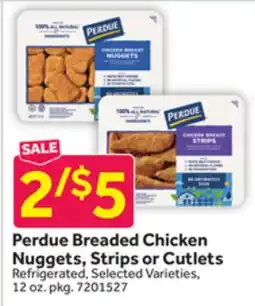 Stop&Shop Perdue Breaded Chicken Nuggets, Strips or Cutlets offer